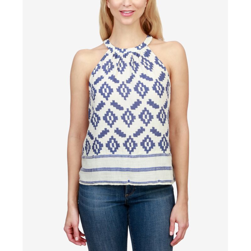Lucky Brand Printed Halter Top